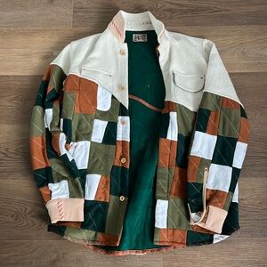 Unique 100% cotton shirt jacket!